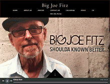 Tablet Screenshot of bigjoefitz.com